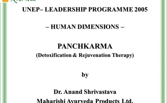 Maharishi Ayurveda Products LTD