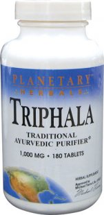 Triphala supplement planetary herbals brand