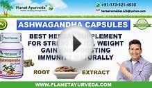 Ashwagandha Capsules for Stress Relief and Weight Gain