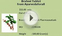 Brahmi tablet from Ayurvedaforall