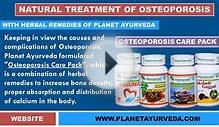 Osteoporosis ( Low bone density ) and Natural Treatment