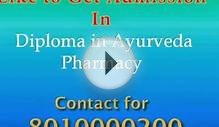 801200|Diploma in Ayurveda pharmacy| Distance learning